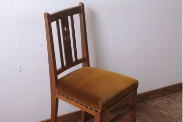 アンティーク家具　アンティーク　古いブナ材のチェア(椅子)