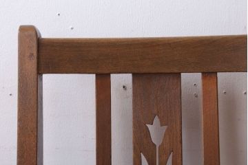 アンティーク家具　アンティーク　古いブナ材のチェア(椅子)