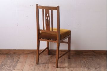 アンティーク家具　アンティーク　古いブナ材のチェア(椅子)
