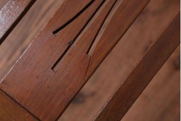 アンティーク家具　アンティーク　古いブナ材のチェア(椅子)