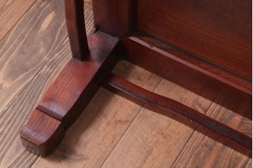 アンティーク家具　和製アンティーク　総欅製の古い座卓(センターテーブル)