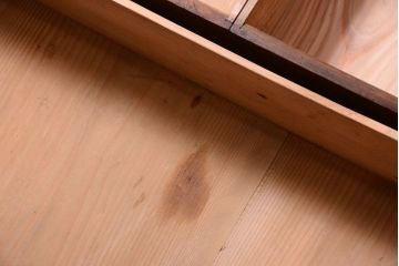 アンティーク家具　古民具・骨董　明治〜大正　古い木が味わい深い小ぶりな帳場箪笥