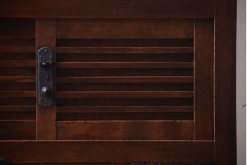 アンティーク家具　古民具・骨董　明治〜大正　古い木が味わい深い小ぶりな帳場箪笥