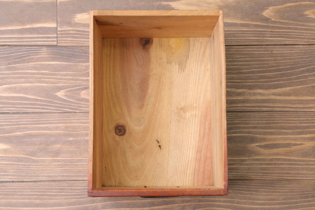 アンティーク家具　和製アンティーク　古い木製の1杯小引き出し