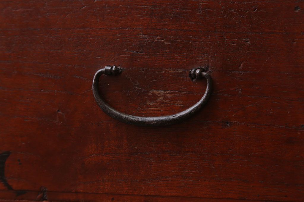 アンティーク家具　和製アンティーク　古い木製の1杯小引き出し