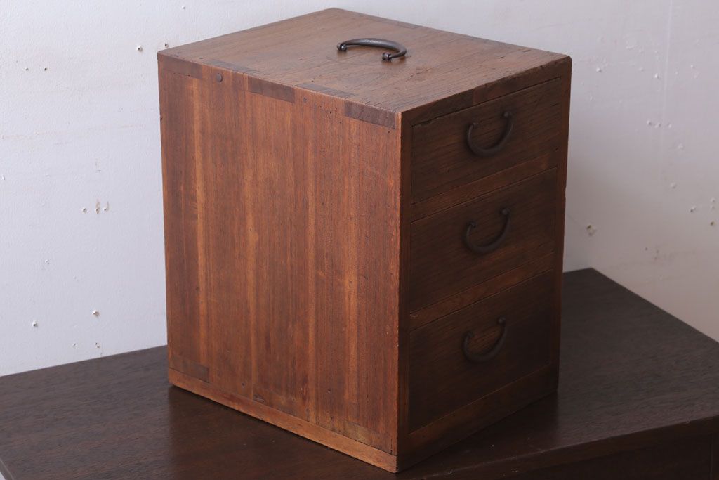 アンティーク家具　和製アンティーク　総桐材!小さな小引き出し