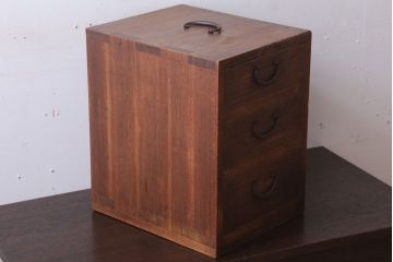 アンティーク家具　和製アンティーク　総桐材!小さな小引き出し