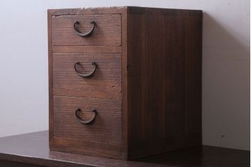 アンティーク家具　和製アンティーク　総桐材!小さな小引き出し