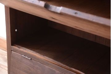 アンティーク家具　和製アンティーク　古い木のパタパタ収納棚(戸棚)