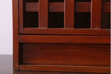 アンティーク雑貨　和製アンティーク　格子戸の古い行火(あんか)(2)