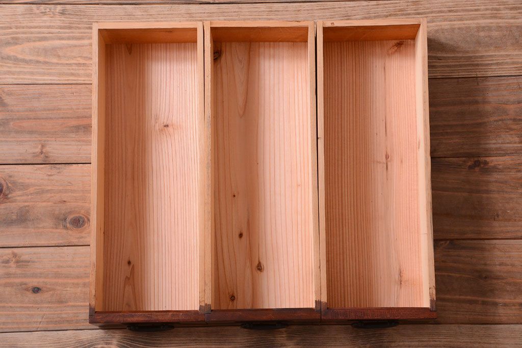 アンティーク家具　古民具・骨董　昇り引き出し付き!六尺水屋箪笥(近江水屋箪笥、食器棚)