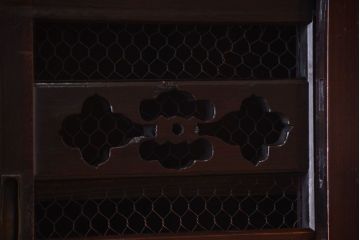 アンティーク家具　古民具・骨董　昇り引き出し付き!六尺水屋箪笥(近江水屋箪笥、食器棚)