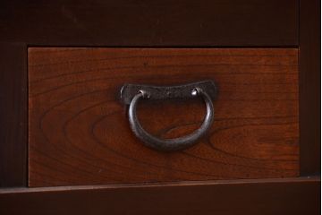 アンティーク家具　古民具・骨董　昇り引き出し付き!六尺水屋箪笥(近江水屋箪笥、食器棚)