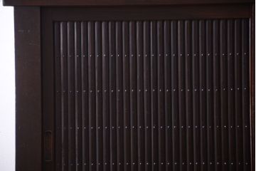 アンティーク家具　古民具・骨董　昇り引き出し付き!六尺水屋箪笥(近江水屋箪笥、食器棚)