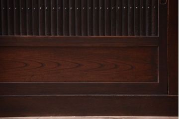 アンティーク家具　古民具・骨董　昇り引き出し付き!六尺水屋箪笥(近江水屋箪笥、食器棚)