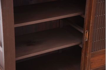 アンティーク家具　古民具・骨董　昇り引き出し付き!六尺水屋箪笥(近江水屋箪笥、食器棚)