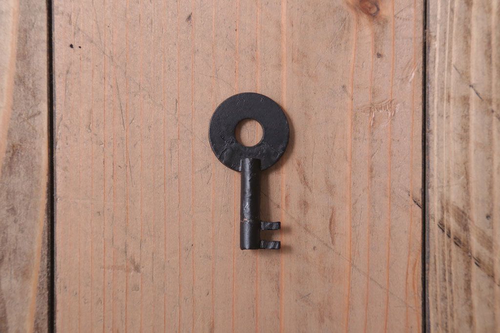 アンティーク雑貨　古民具・骨董　総欅!玉杢材製のアンティーク上手物硯箱