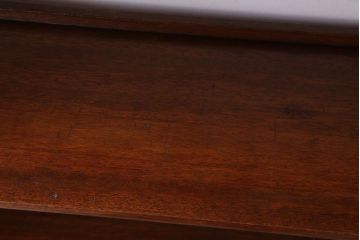 アンティーク家具　アンティーク　透かし彫り　古い木製の本棚(飾り棚・ブックシェルフ)