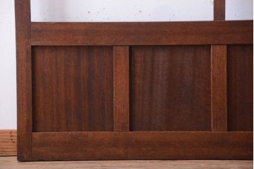 和製アンティーク　ダイヤガラス入り!幅広ガラス戸2枚セット