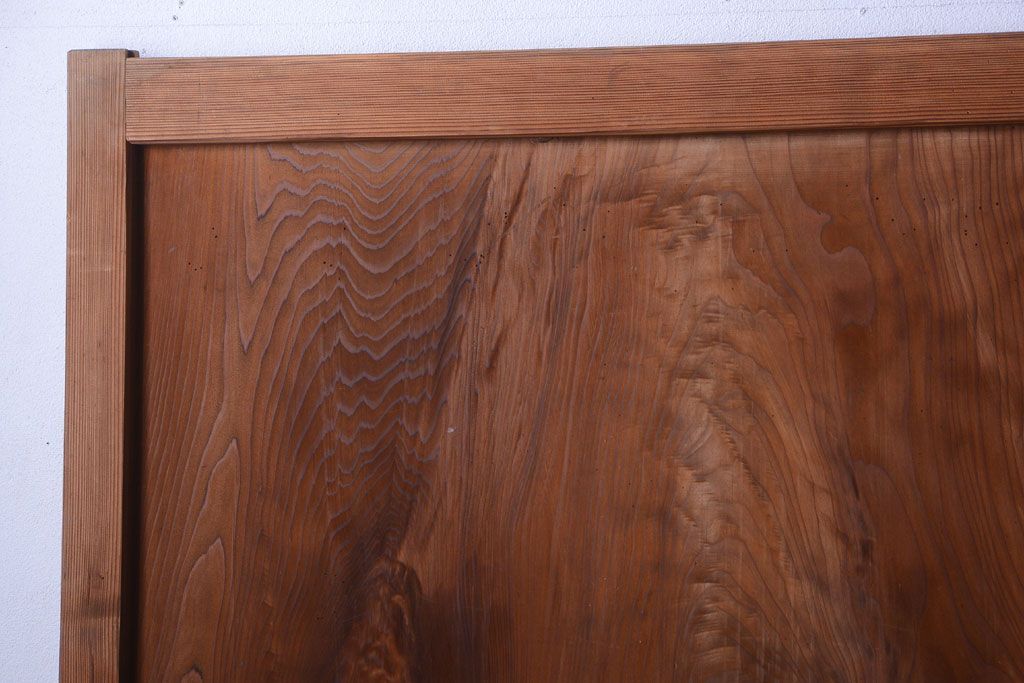 古民具・骨董　明治〜大正　高級品!一枚板の上質な障子帯戸4枚セット