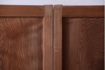 古民具・骨董　明治〜大正　高級品!一枚板の上質な障子帯戸4枚セット