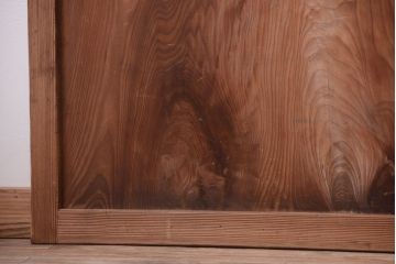 古民具・骨董　明治〜大正　高級品!一枚板の上質な障子帯戸4枚セット