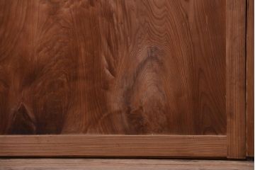 古民具・骨董　明治〜大正　高級品!一枚板の上質な障子帯戸4枚セット