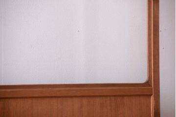 中古　直ガラス障子戸2枚セット(雪見障子戸、引き戸、擦り上げ障子戸、擦上障子戸)(2)