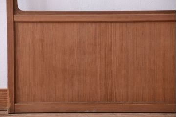 中古　直ガラス障子戸2枚セット(雪見障子戸、引き戸、擦り上げ障子戸、擦上障子戸)(2)