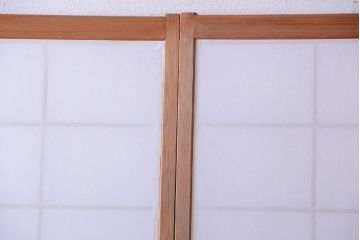 中古　直ガラス障子戸2枚セット(雪見障子戸、引き戸、擦り上げ障子戸、擦上障子戸)(2)