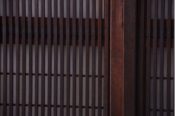 古民具・骨董　裏障子付き!アンティークガラス帯格子戸