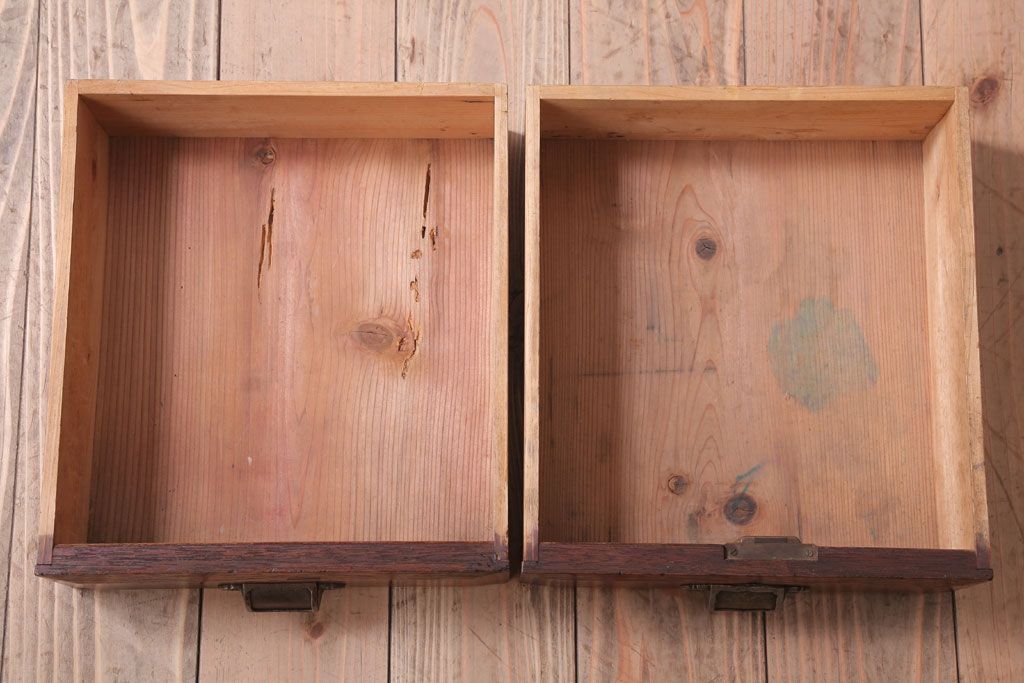 アンティーク家具　大正ロマン　古い木製のアンティークブックケース(本箱)