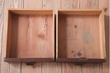 アンティーク家具　大正ロマン　古い木製のアンティークブックケース(本箱)