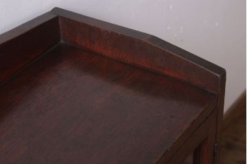 アンティーク家具　大正ロマン　古い木製のアンティークブックケース(本箱)