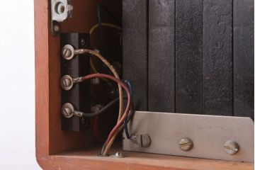 アンティーク雑貨　昭和レトロ　中与通信機製作所　デルビル磁石式　壁掛け電話機(鉄道用?)