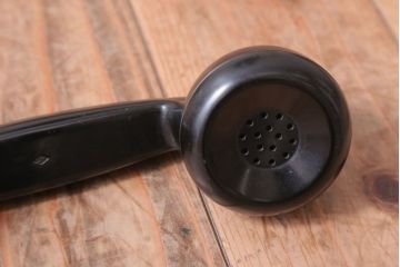 アンティーク雑貨　昭和レトロ　中与通信機製作所　デルビル磁石式　壁掛け電話機(鉄道用?)