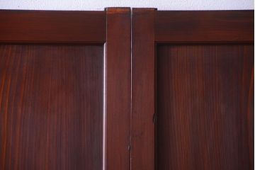 古民具・骨董　明治〜大正期　一枚板の帯戸4枚セット