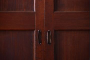 古民具・骨董　明治〜大正期　一枚板の帯戸4枚セット