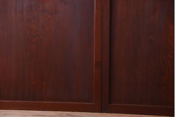 古民具・骨董　明治〜大正期　一枚板の帯戸4枚セット