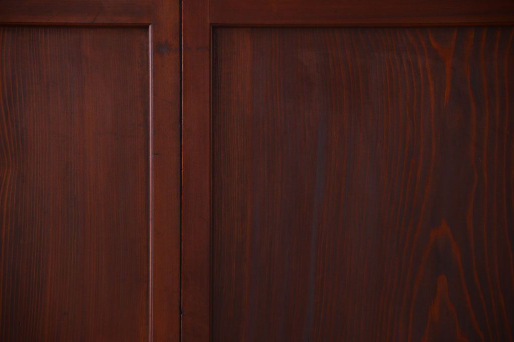 古民具・骨董　明治〜大正期　一枚板の帯戸4枚セット