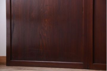 古民具・骨董　明治〜大正期　一枚板の帯戸4枚セット