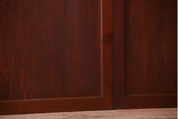 古民具・骨董　明治〜大正期　一枚板の帯戸4枚セット