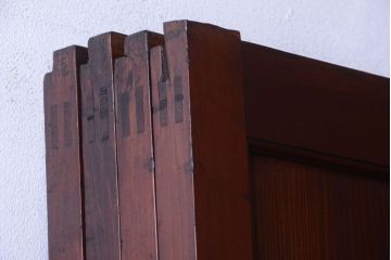 古民具・骨董　明治〜大正期　一枚板の帯戸4枚セット