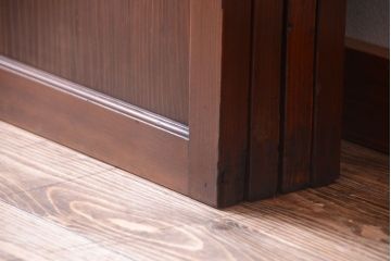 古民具・骨董　明治〜大正期　一枚板の帯戸4枚セット