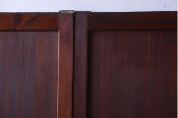 古民具・骨董　明治〜大正期　一枚板の帯戸4枚セット