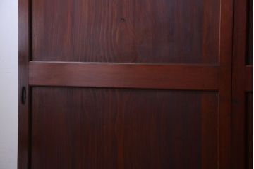 古民具・骨董　明治〜大正期　一枚板の帯戸4枚セット