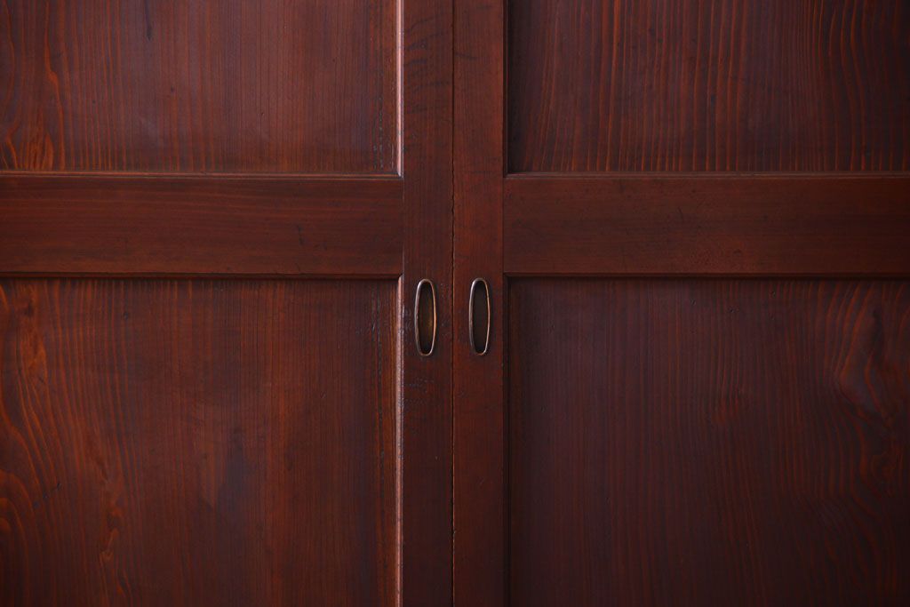 古民具・骨董　明治〜大正期　一枚板の帯戸4枚セット