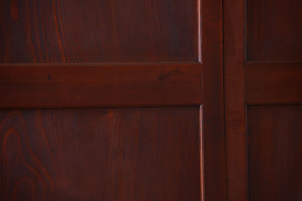 古民具・骨董　明治〜大正期　一枚板の帯戸4枚セット