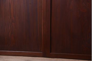 古民具・骨董　明治〜大正期　一枚板の帯戸4枚セット