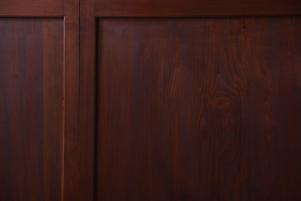 古民具・骨董　明治〜大正期　一枚板の帯戸4枚セット